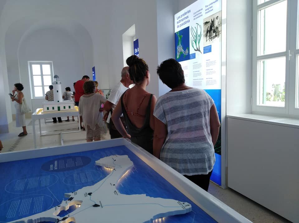Formentera — Museu del far, taula interactiva